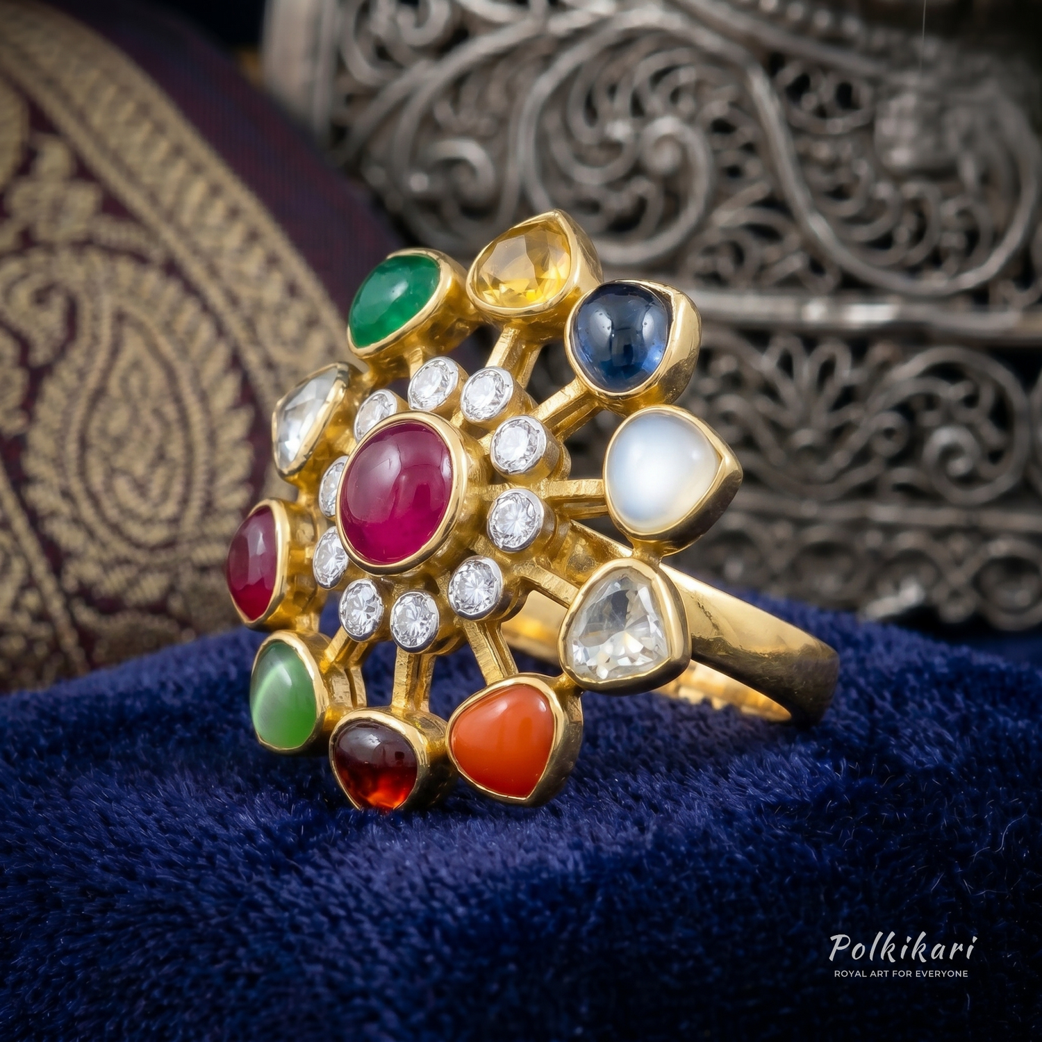 Heritage Horizon Lab Grown Polki Ring