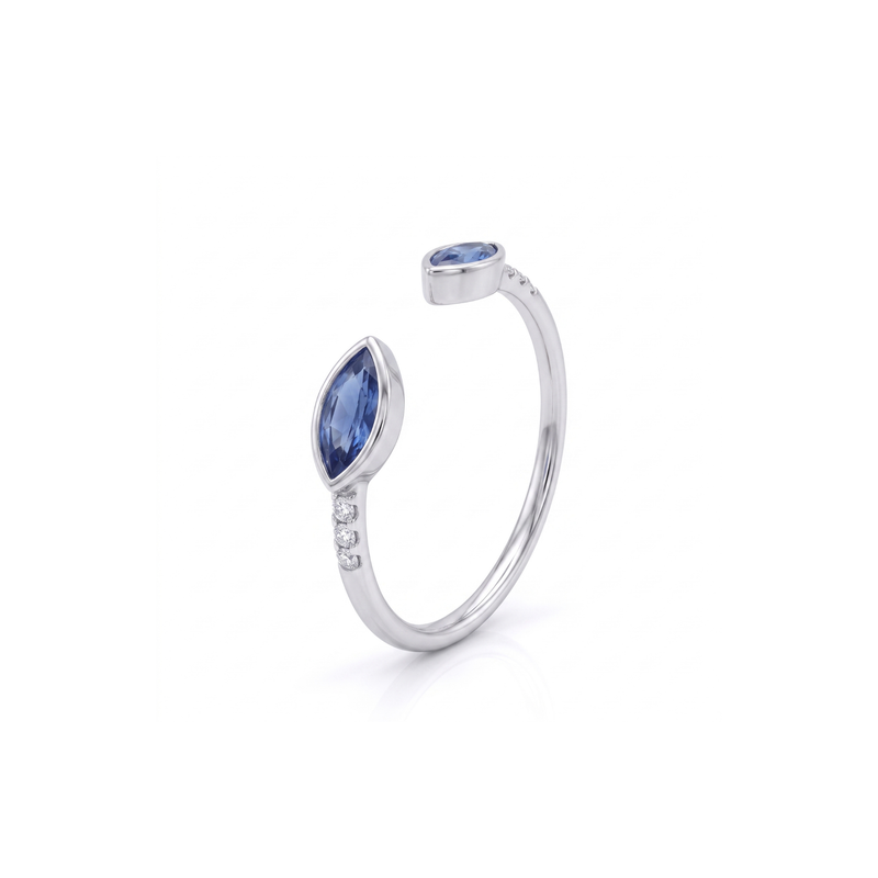 Gossamer Platinum Plated Lab Grown Diamond Ring