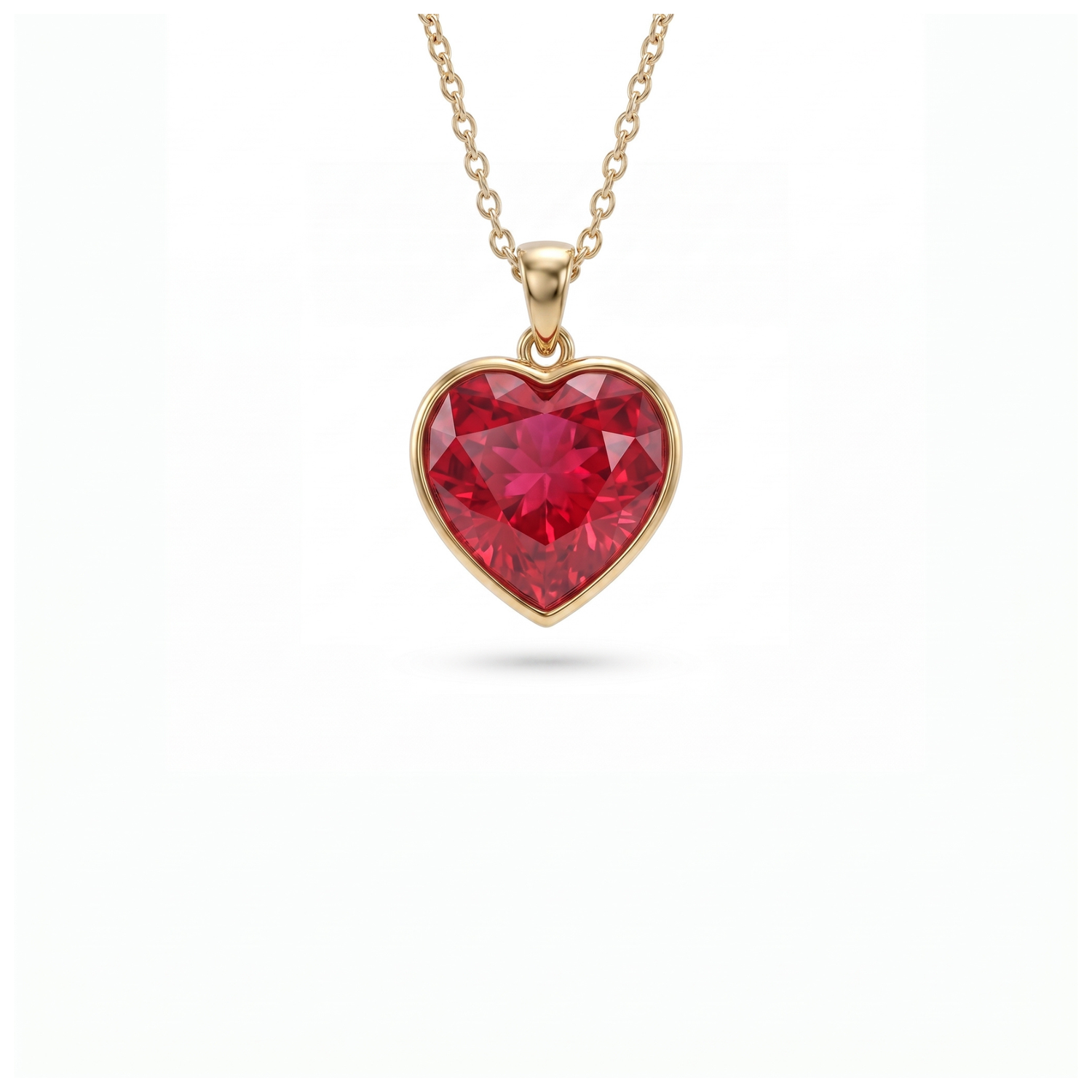 Beloved Anchor Gold Plated Lab Grown Diamond Pendant