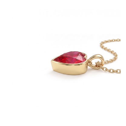 Beloved Anchor Gold Plated Lab Grown Diamond Pendant