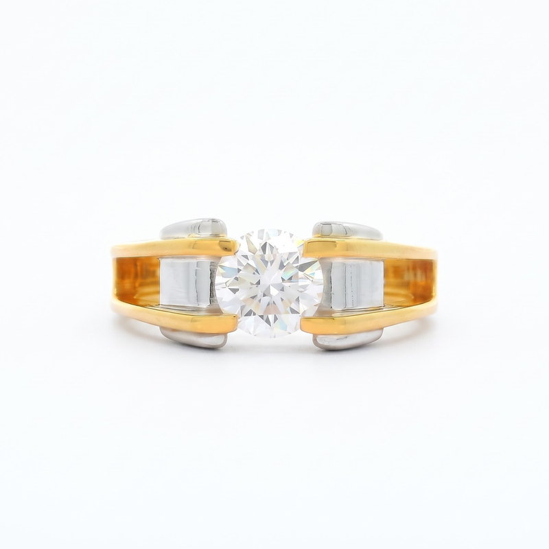 Liora Axis Solitaire Lab Grown Diamond Ring