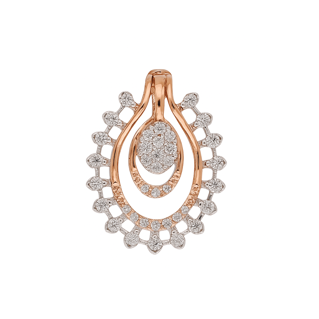 Serene Spark Tear Lab Grown Diamond Pendant