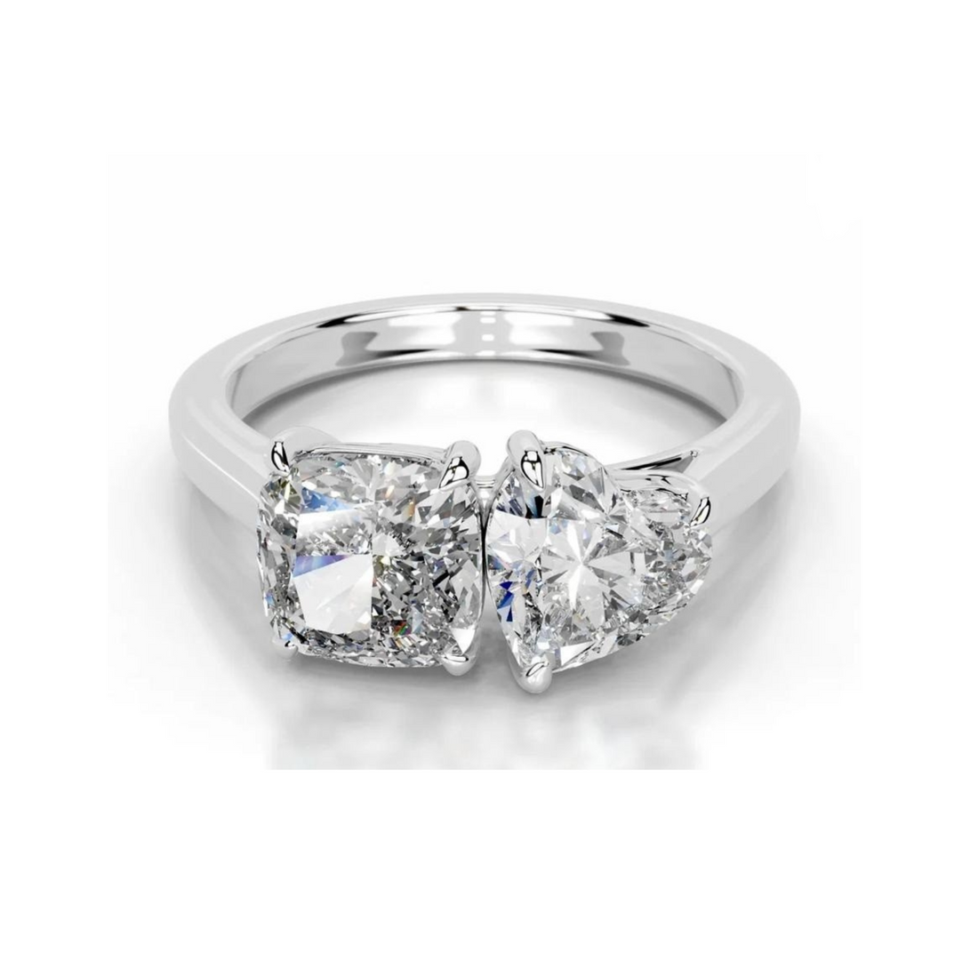 Perfect Pair Solitaire Lab Grown Diamond Ring