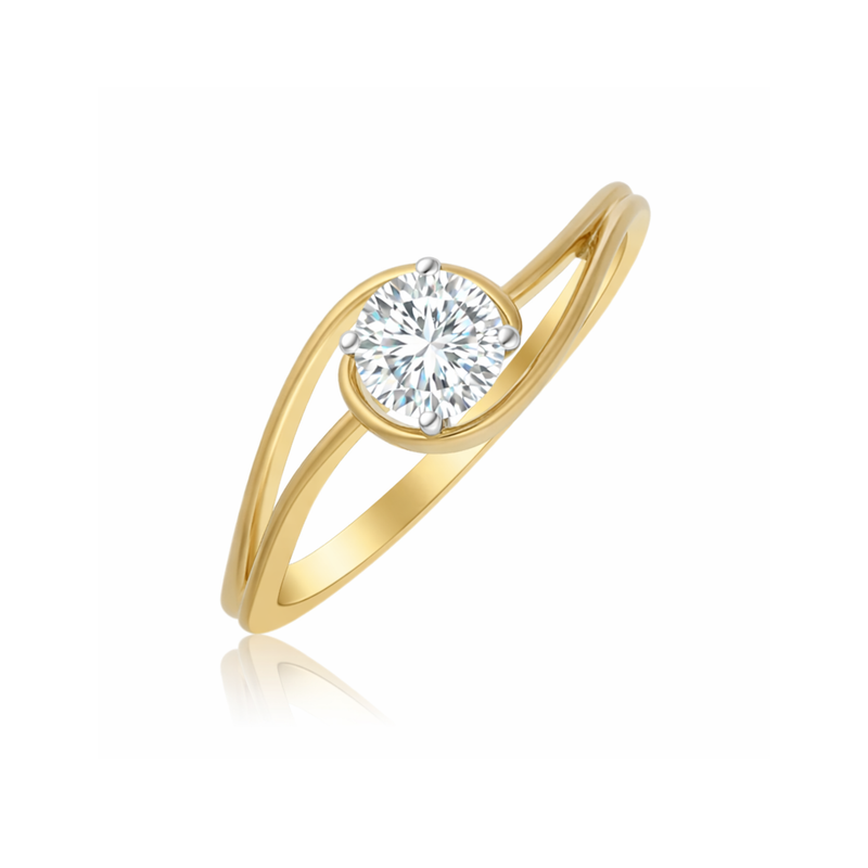 Lumière Loop Lab Grown Diamond Ring