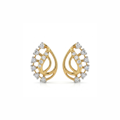 Aurora Twist Elegance Lab Grown Diamond Earrings