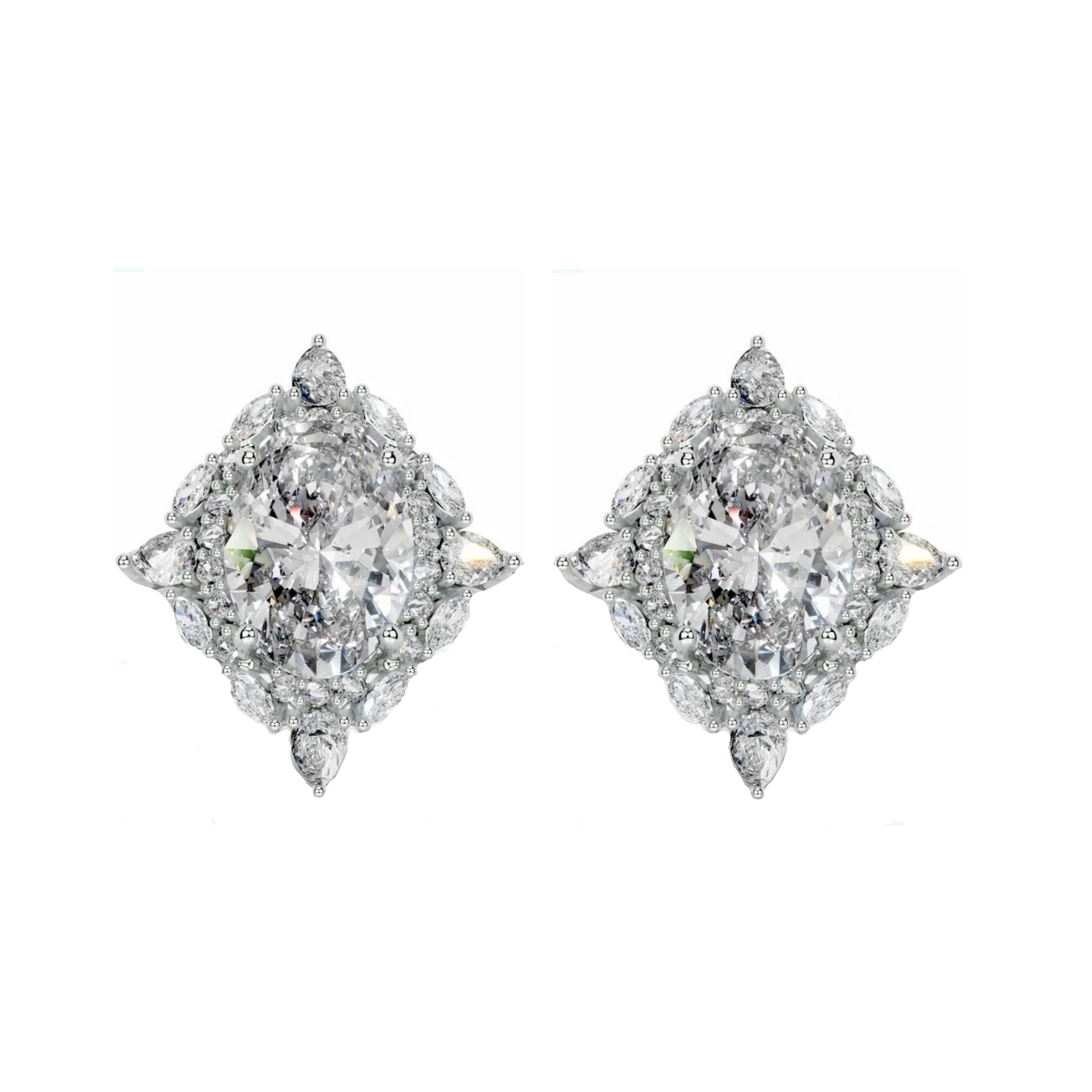 Majestic Nova Solitaire Lab Grown Diamond Earrings