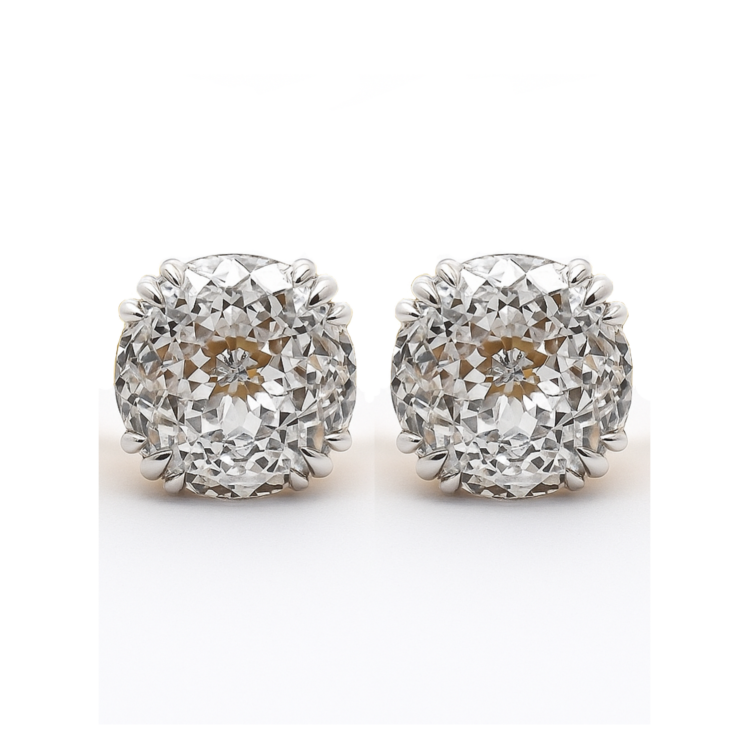 Satin Glow Solitaire Lab Grown Diamond Earrings