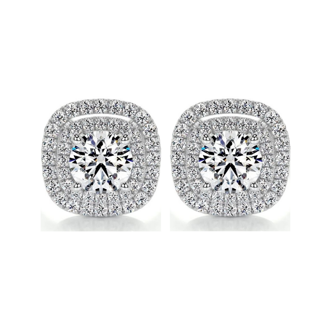 Galaxy Glow Solitaire Lab Grown Diamond Earrings