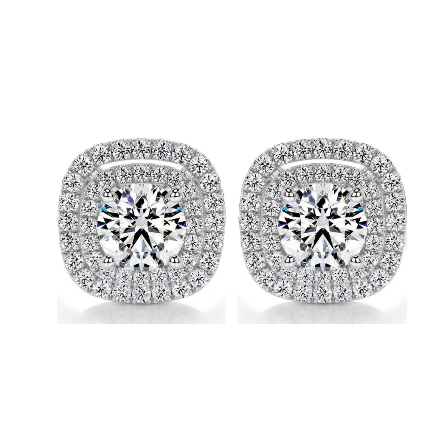 Galaxy Glow Solitaire Lab Grown Diamond Earrings