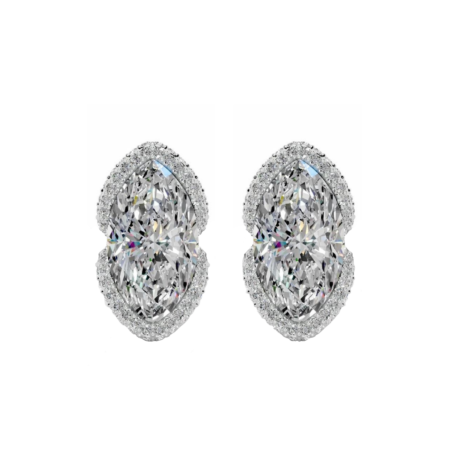 Seraphina Wings Solitaire Lab Grown Diamond Earrings
