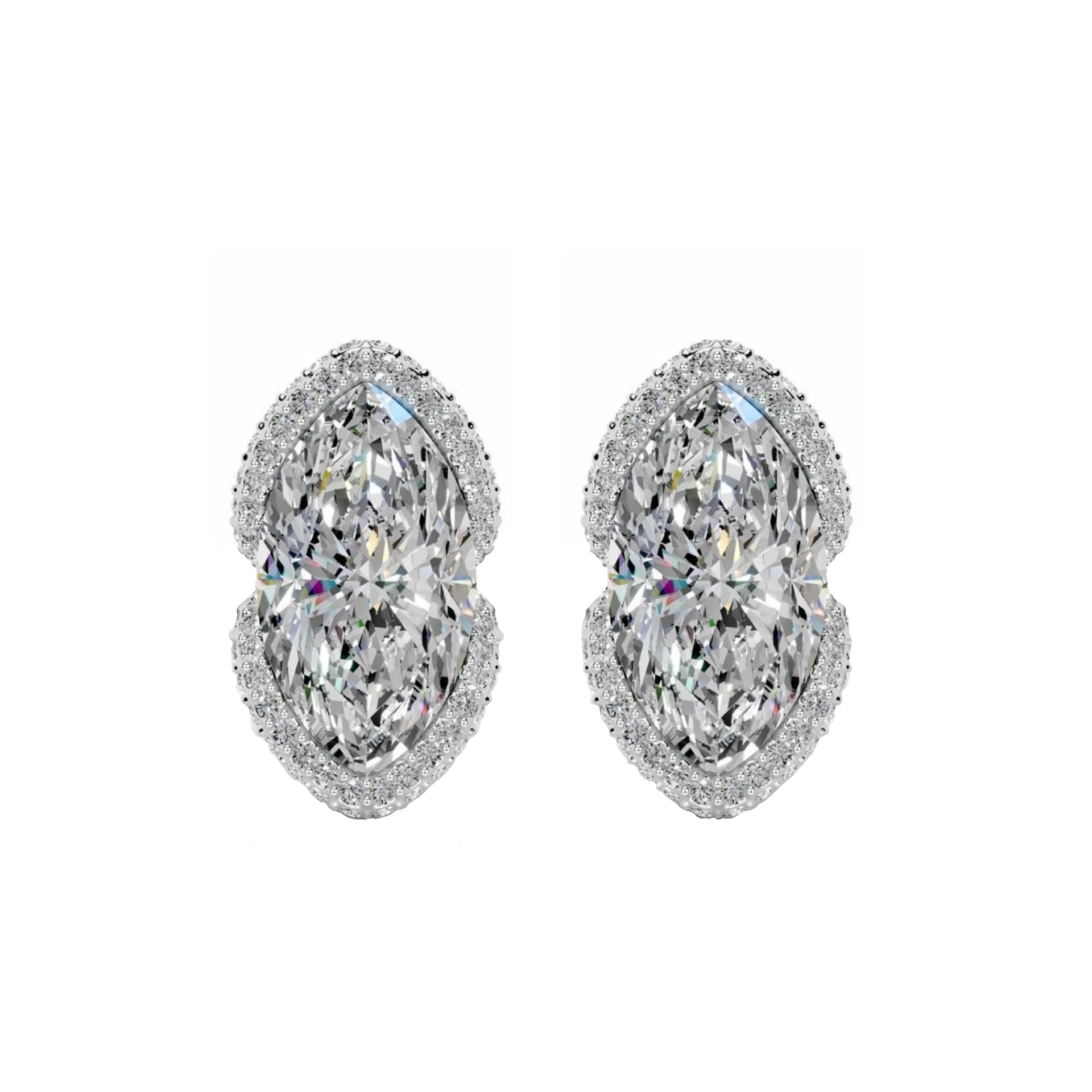 Seraphina Wings Solitaire Lab Grown Diamond Earrings