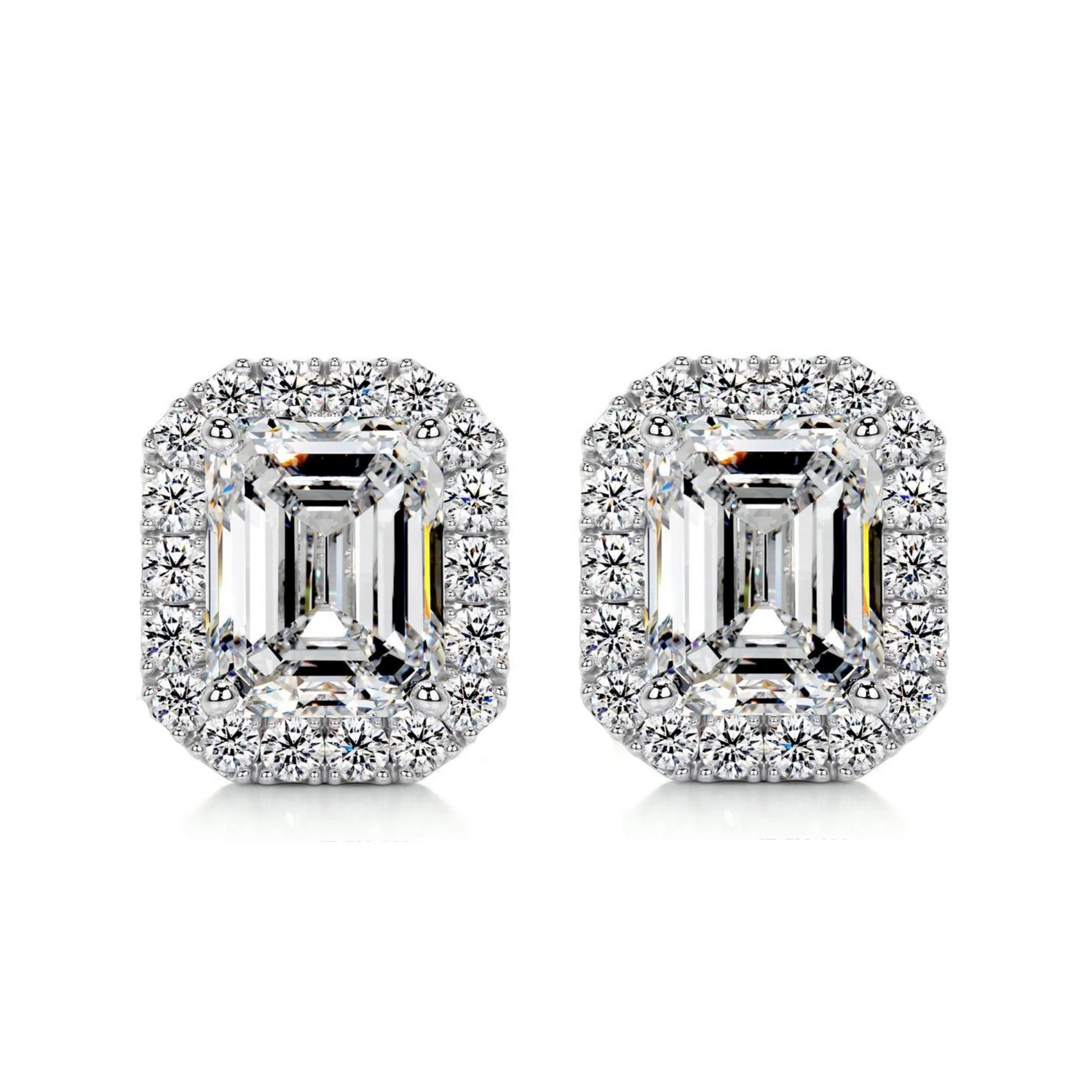 Imperial Embers Solitaire Lab Grown Diamond Earrings