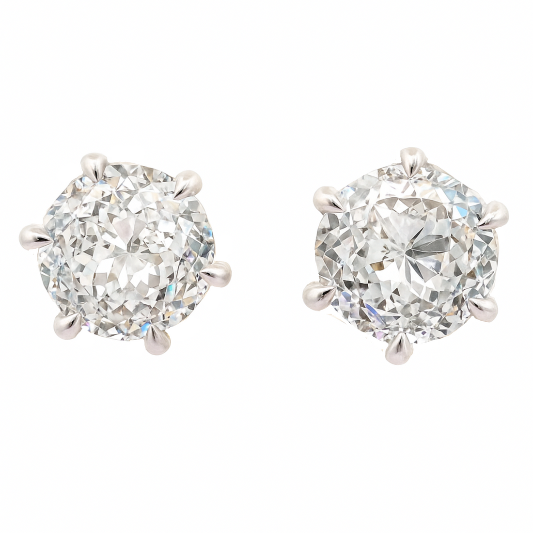 Regal Shield Solitaire Lab Grown Diamond Earrings