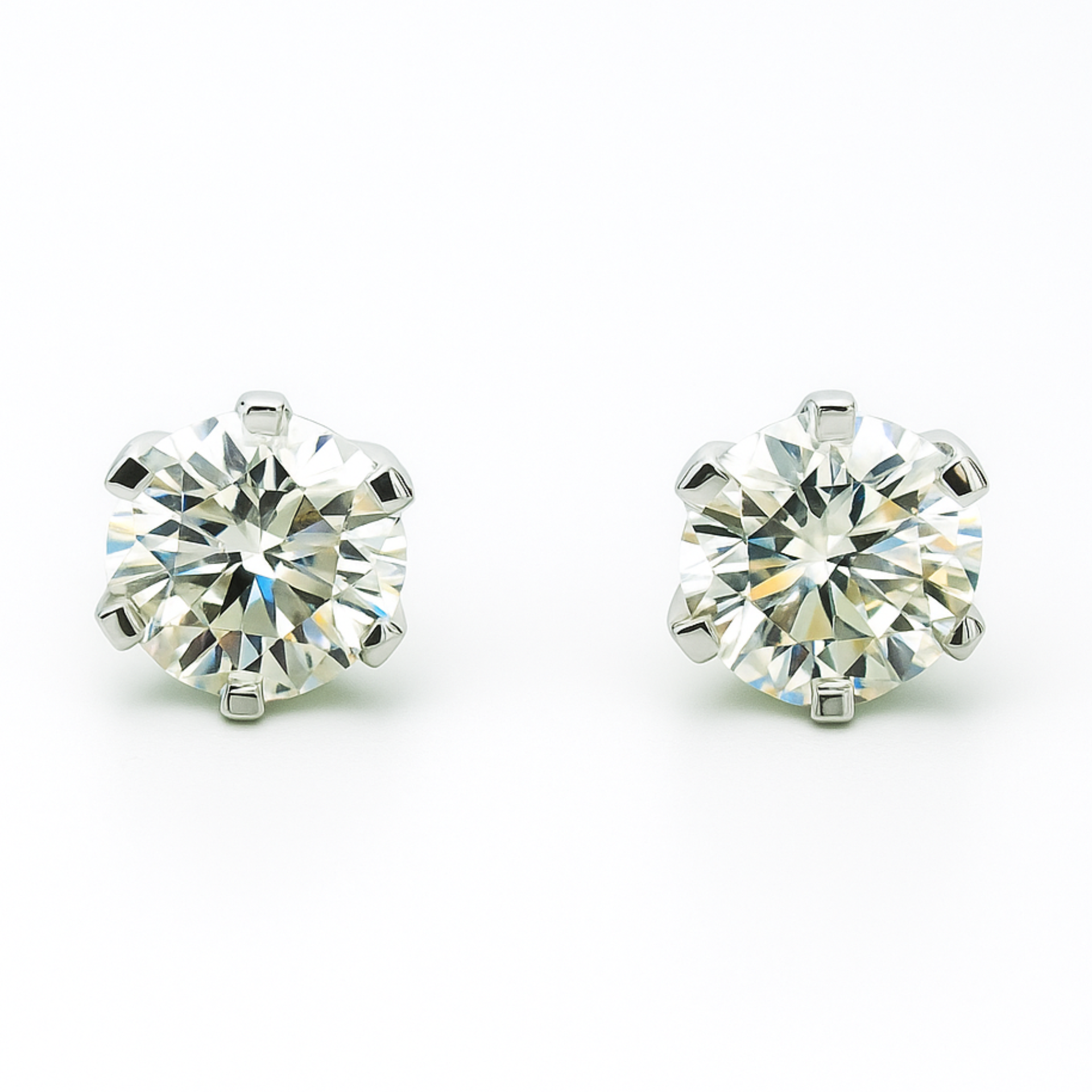 Polaris Point Solitaire Lab Grown Diamond Earrings