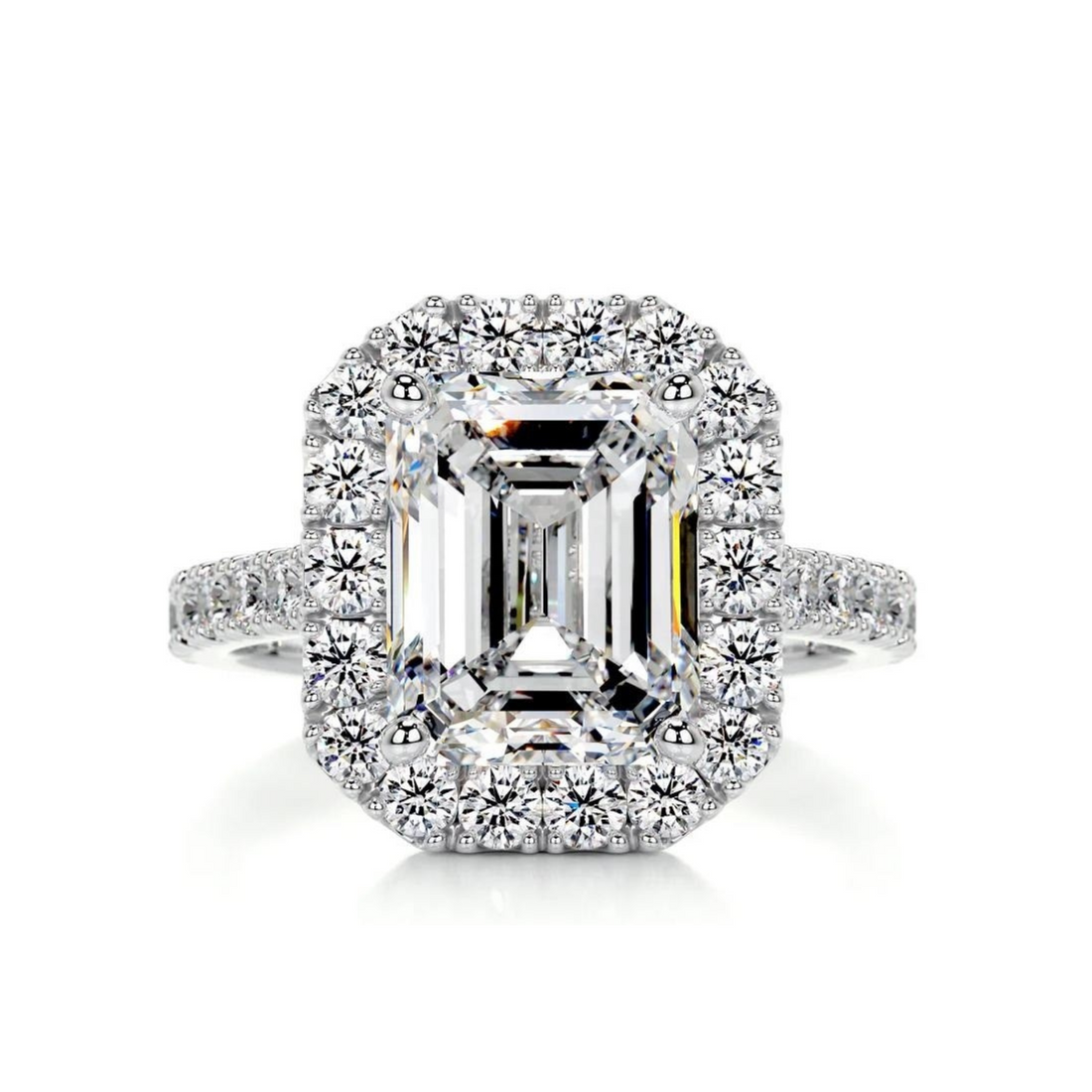 Lumina Recta Solitaire Lab Grown Diamond Ring