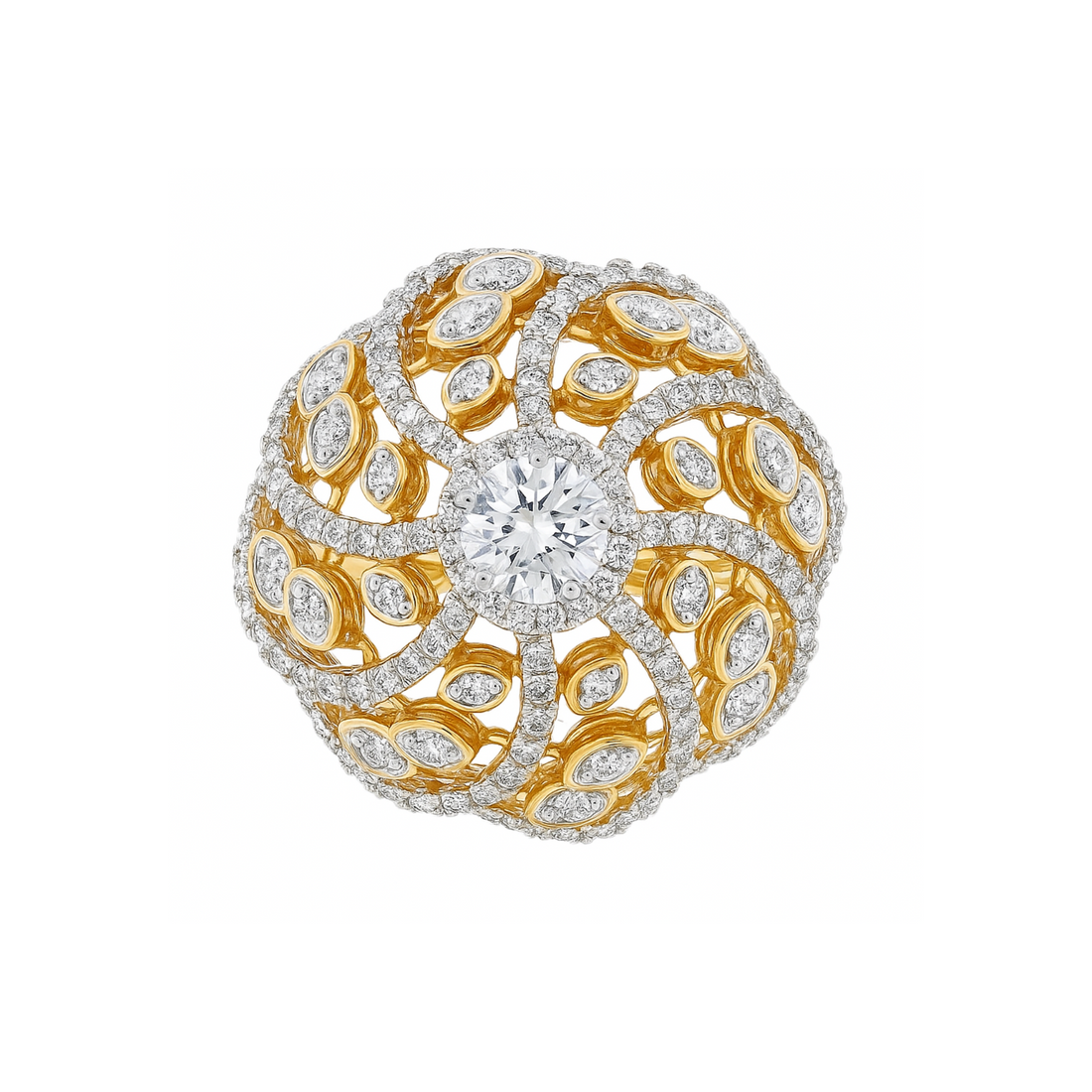 Celestial Bloom Lab Grown Diamond Ring