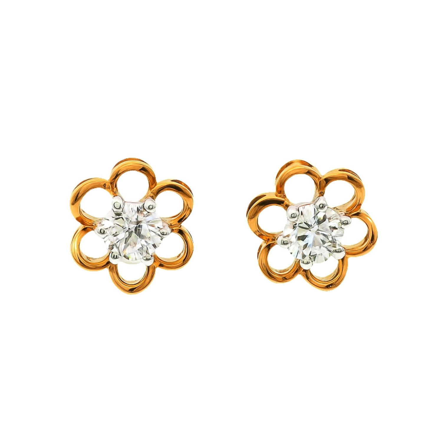 Blissful Blossom Lab Grown Diamond Earrings