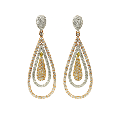 Serenity Layers Lab Grown Diamond Earrings