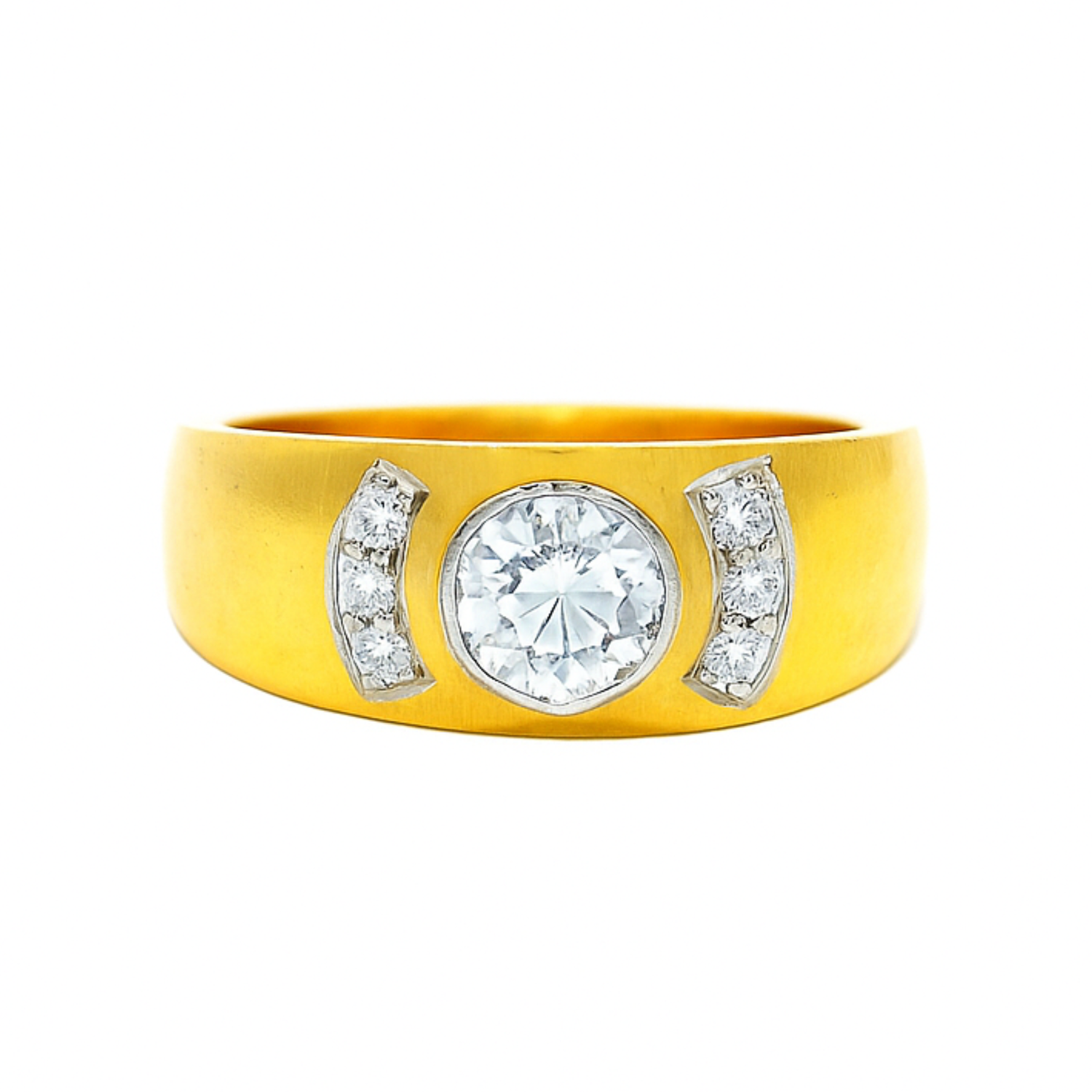 Golden Arch Lab Grown Diamond Ring