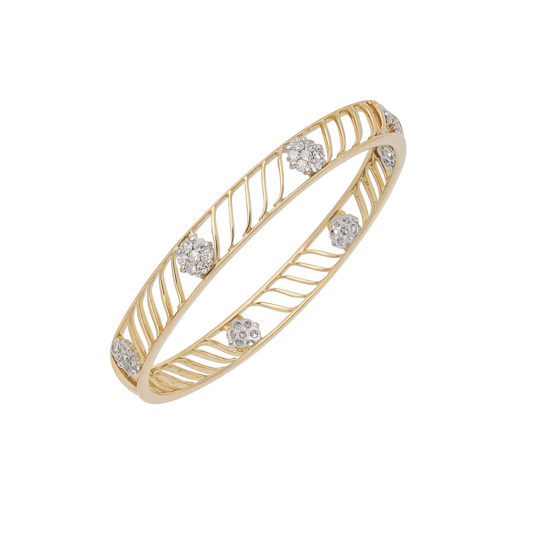 Botanic Bloom Lab Grown Diamond Bangle