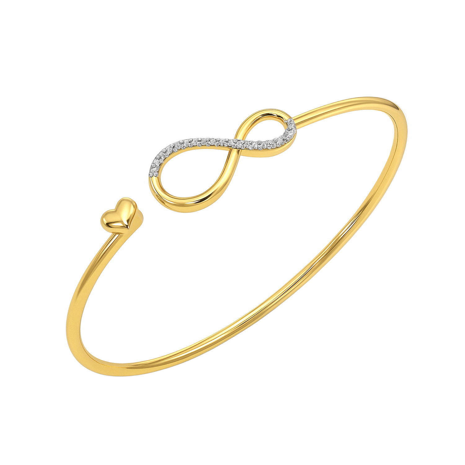 Endless Affection Lab Grown Diamond Bangle