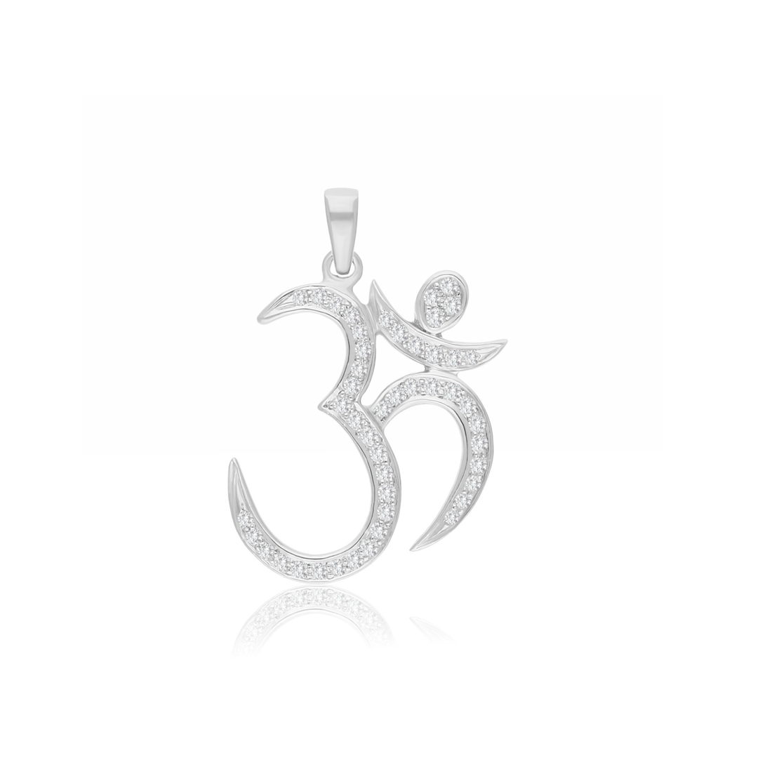Divine Om Lab Grown Diamond Pendant
