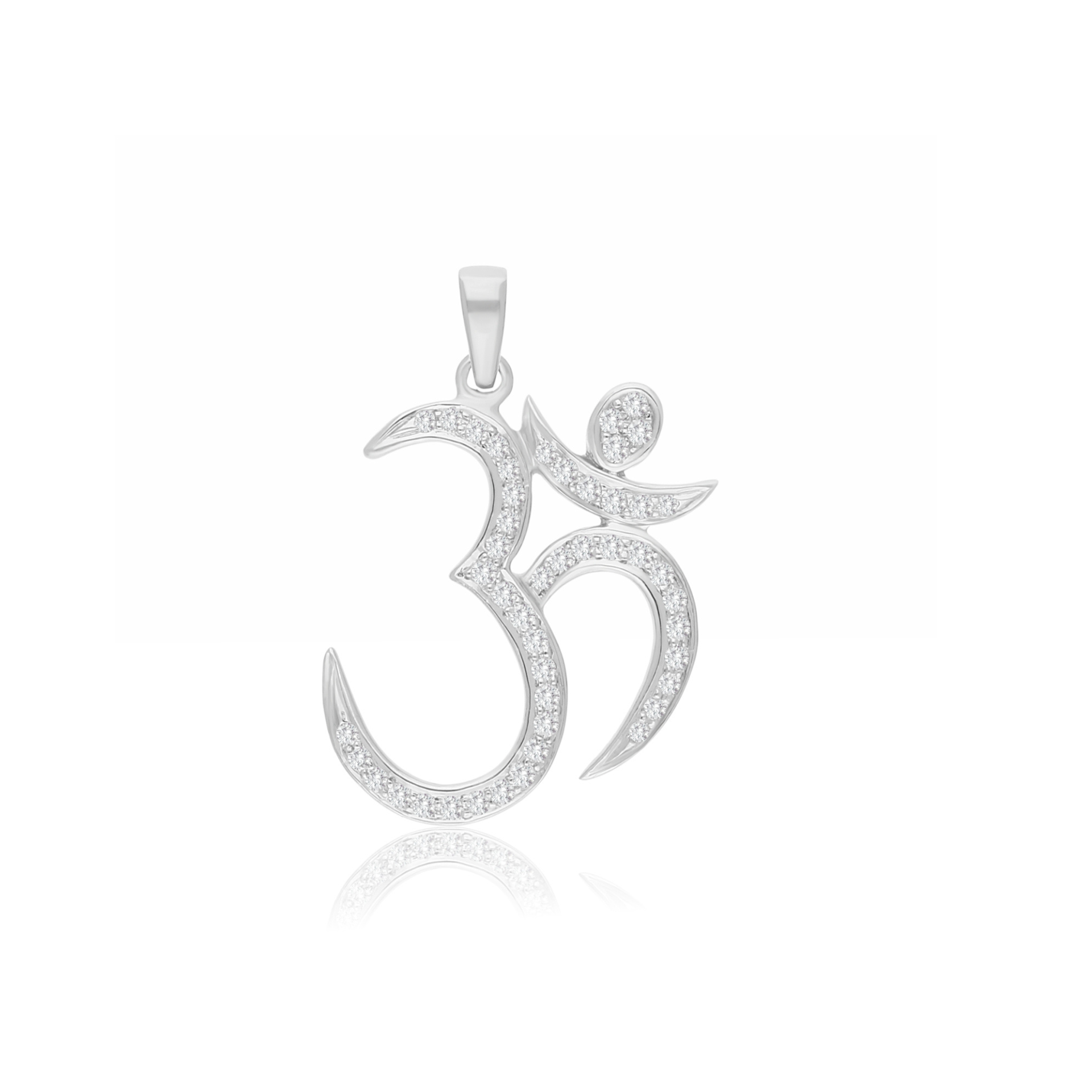 Divine Om Lab Grown Diamond Pendant