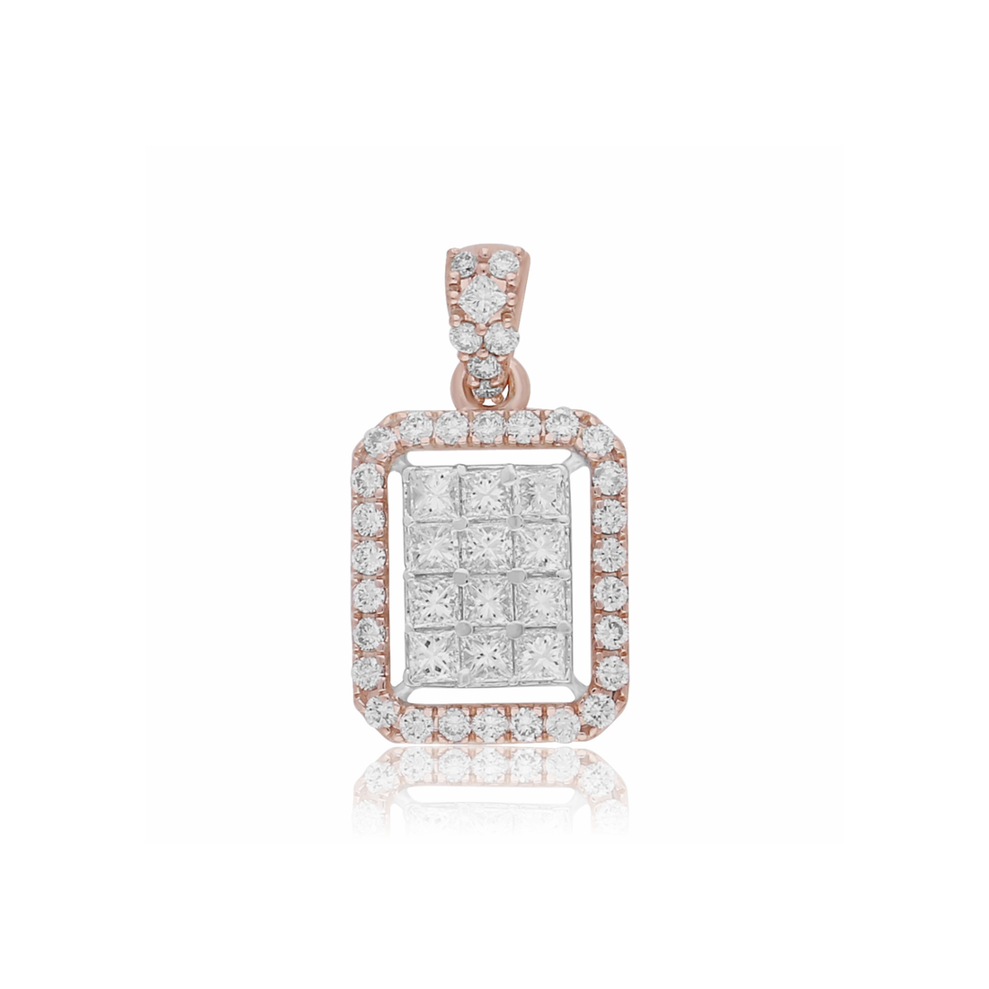 Glimmer Panel Lab Grown Diamond Pendant