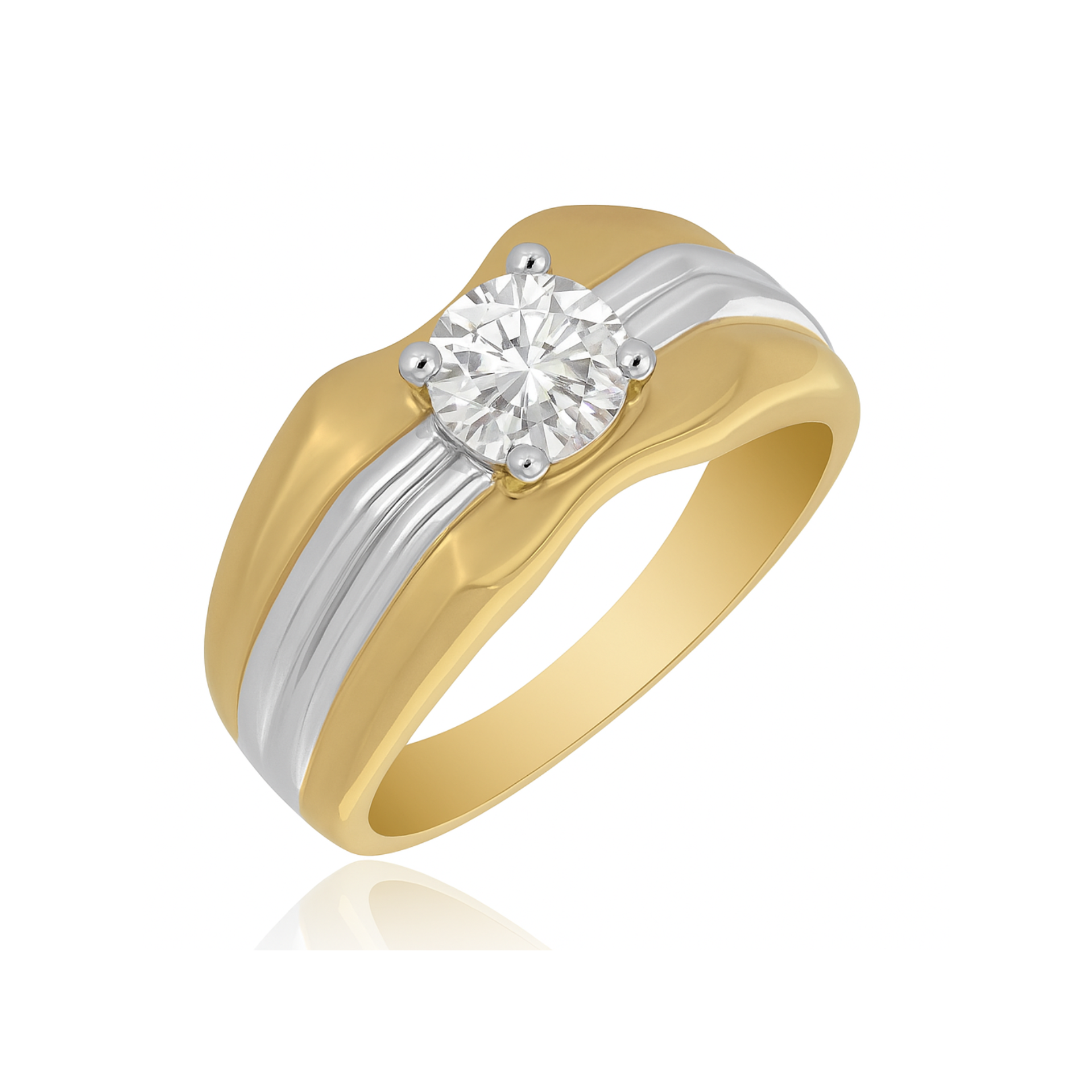 Metro Arc Solitaire Lab Grown Diamond Ring