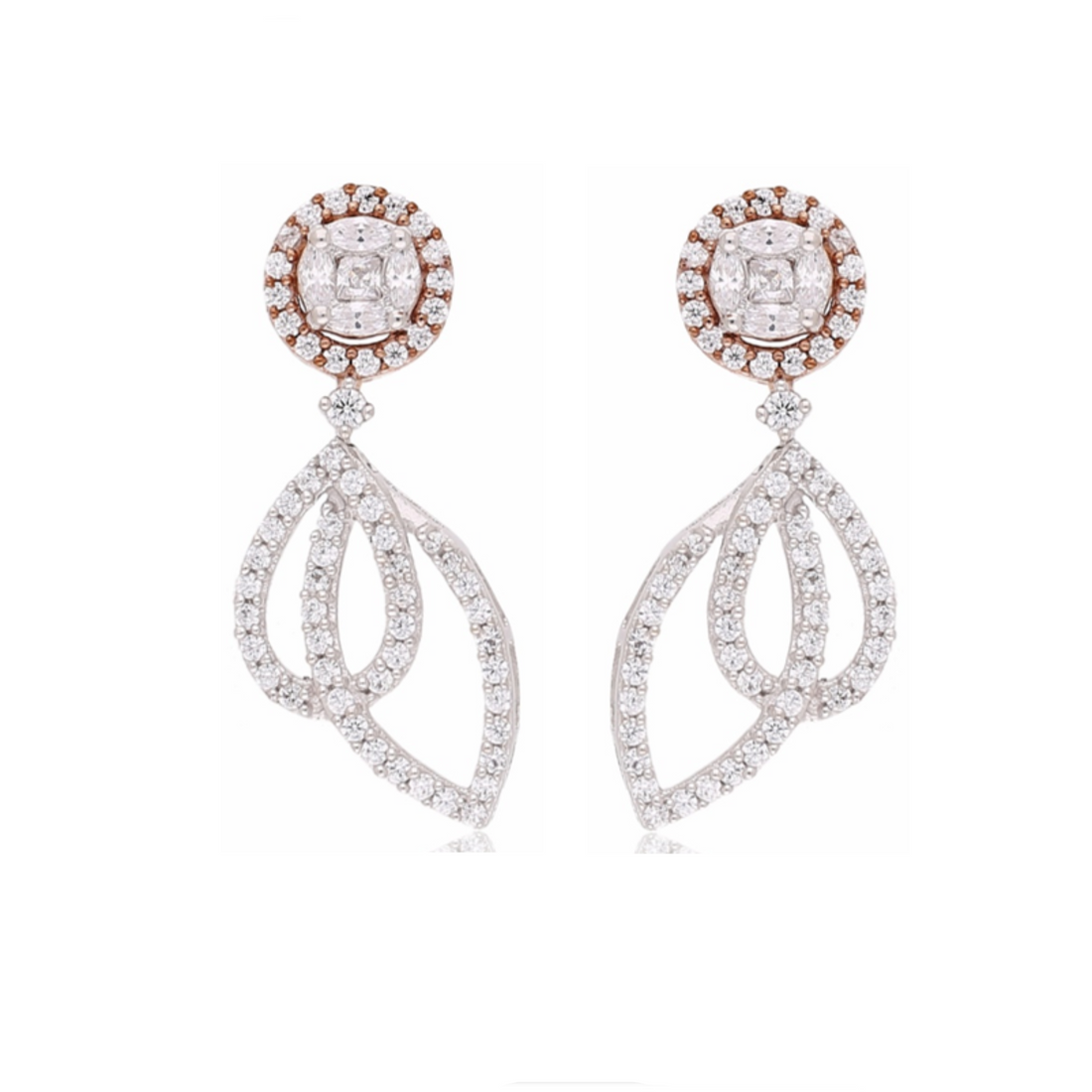 Victorian Charm Lab Grown Diamond Earrings