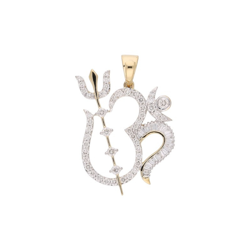 Divine Om Radiance Lab Grown Diamond Pendant