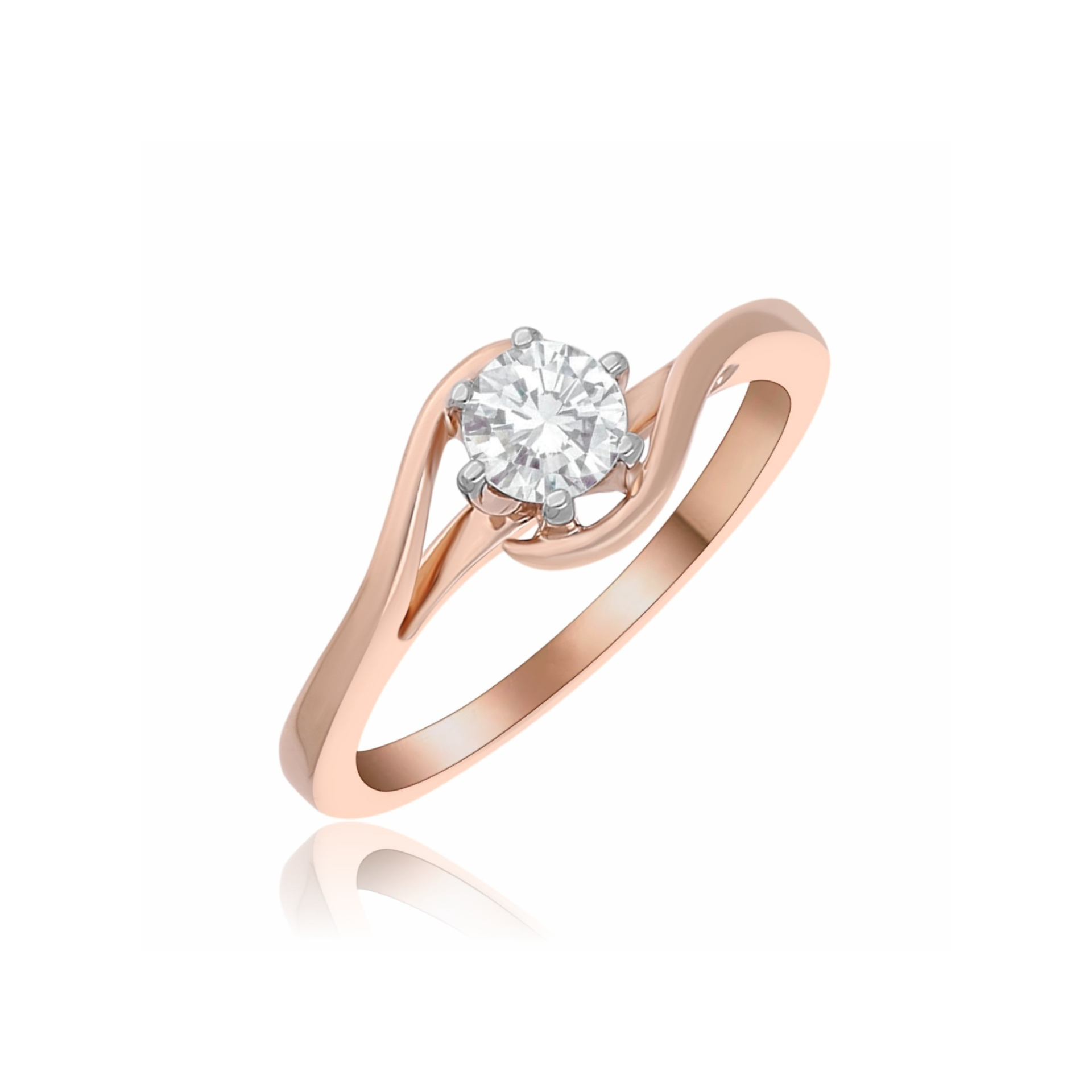 Rose Tide Classic Lab Grown Diamond Ring