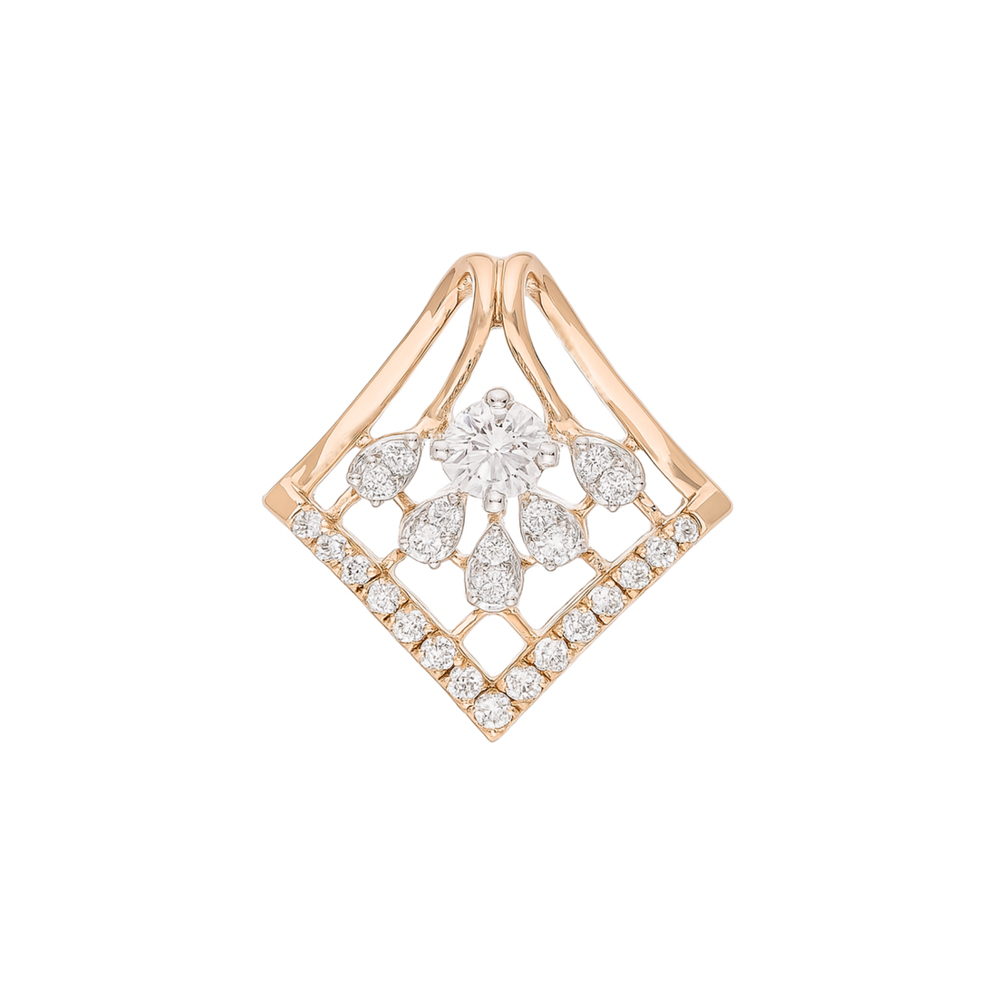 Flourish Frost Lab Grown Diamond Pendant