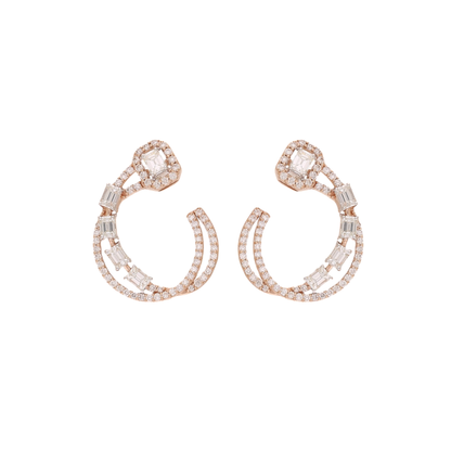 Empire Tiered Radiance Lab Grown Diamond Earrings