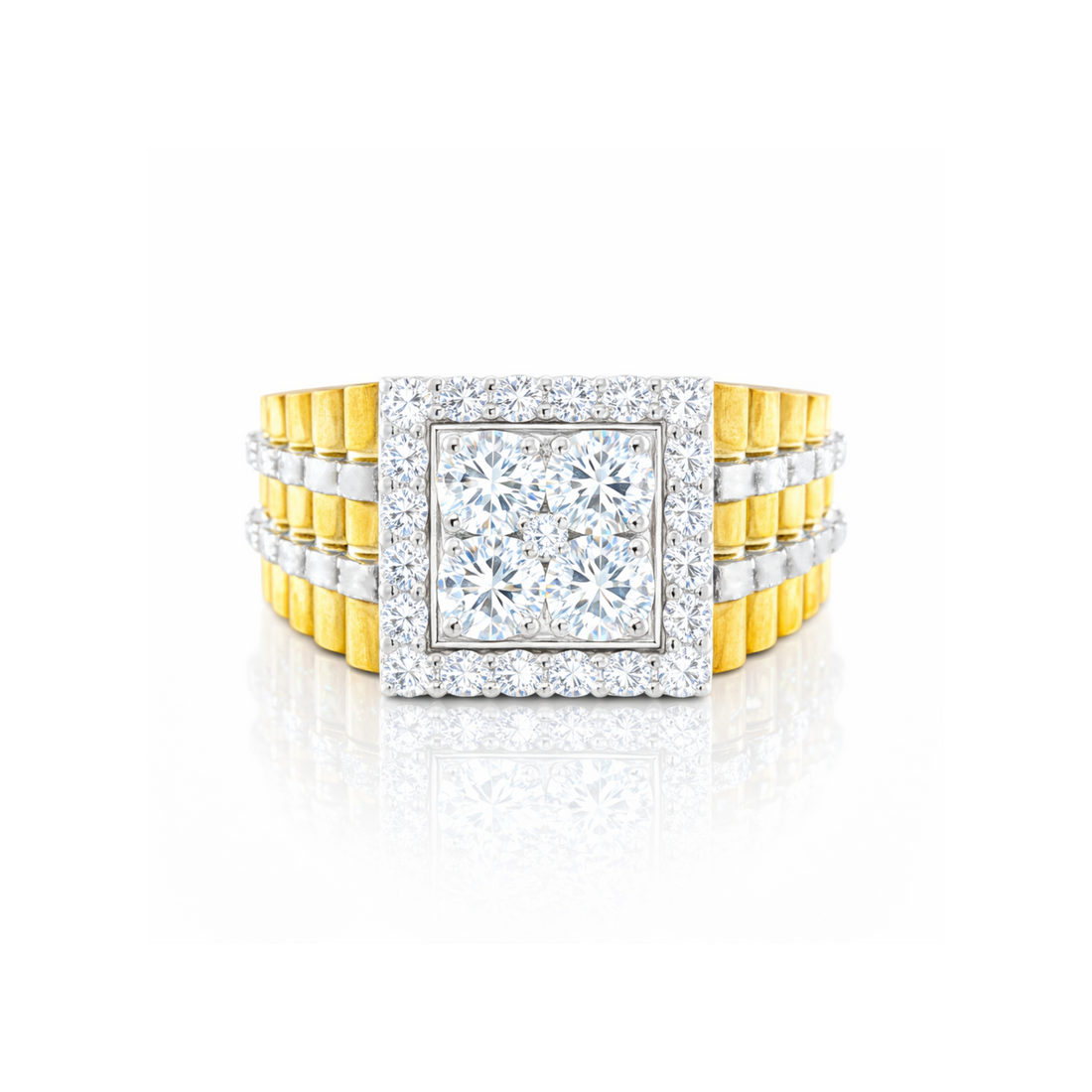 Radiant Matrix Lab Grown Diamond Ring