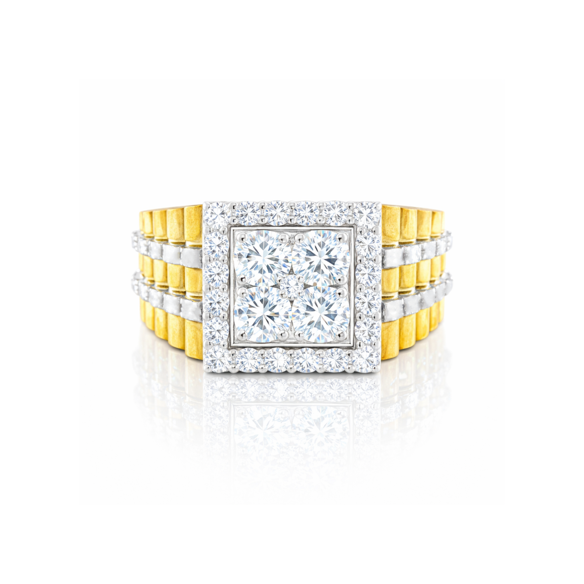 Radiant Matrix Lab Grown Diamond Ring