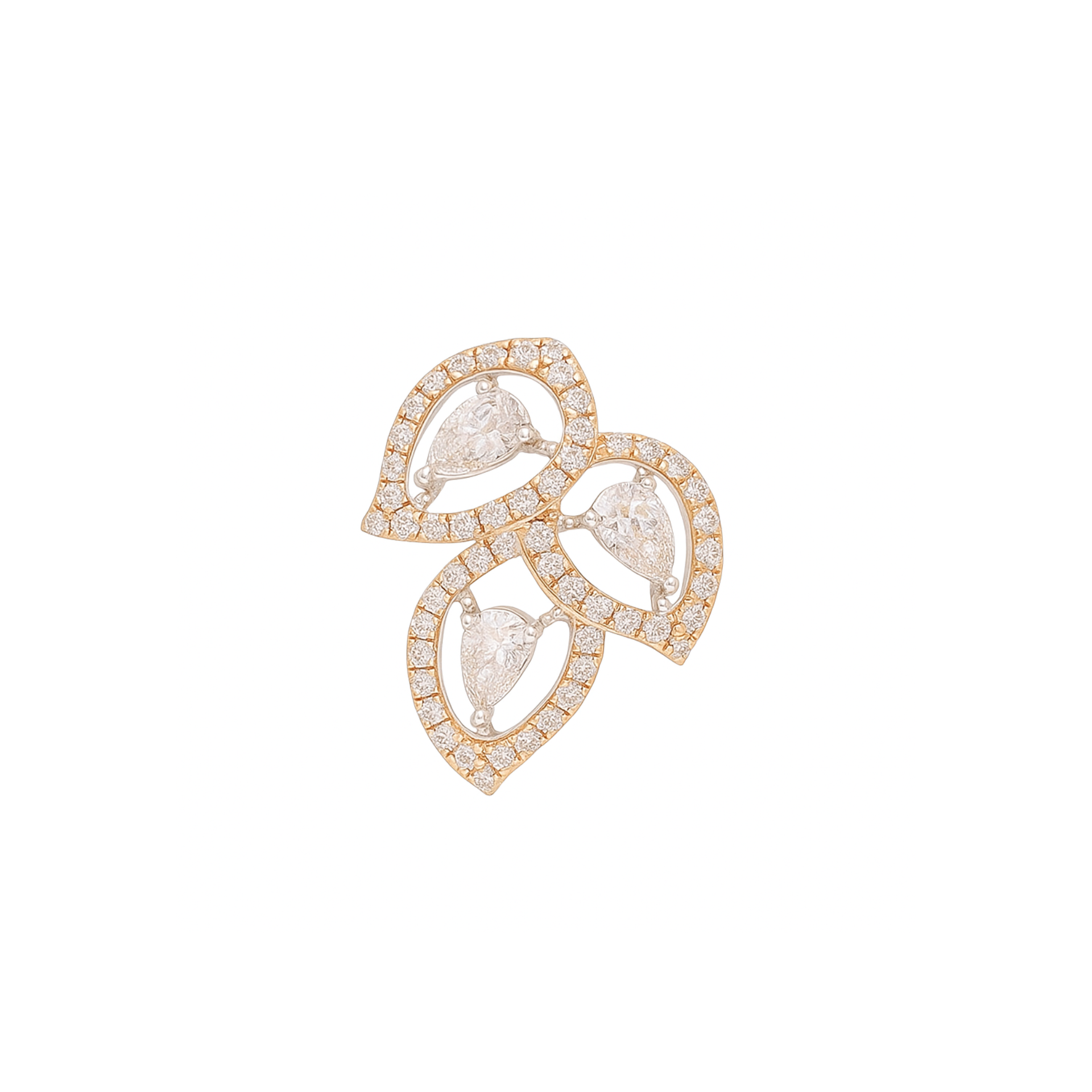 Lusterleaf Cascade Lab Grown Diamond Pendant