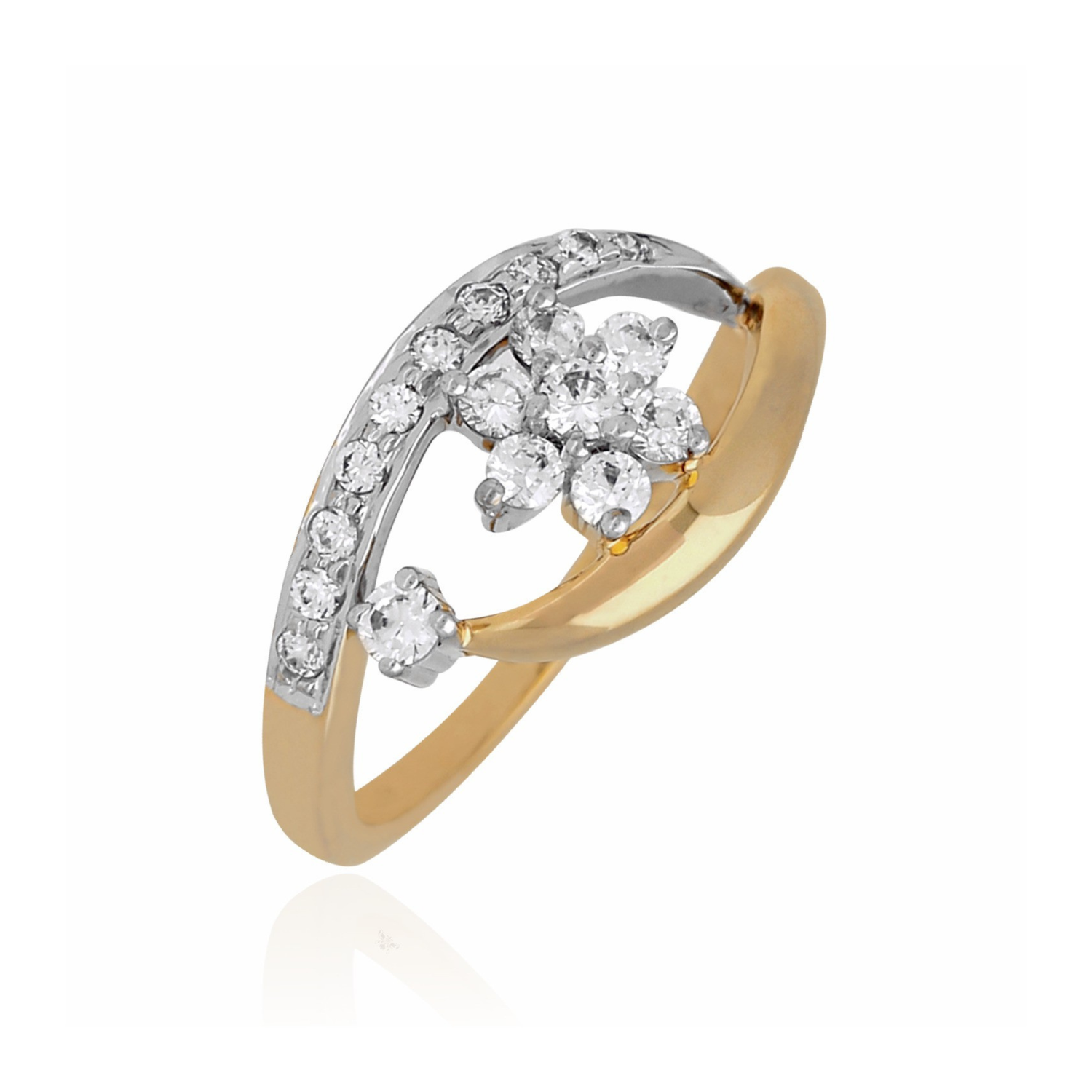 Petal Orbit Lab Grown Diamond Ring