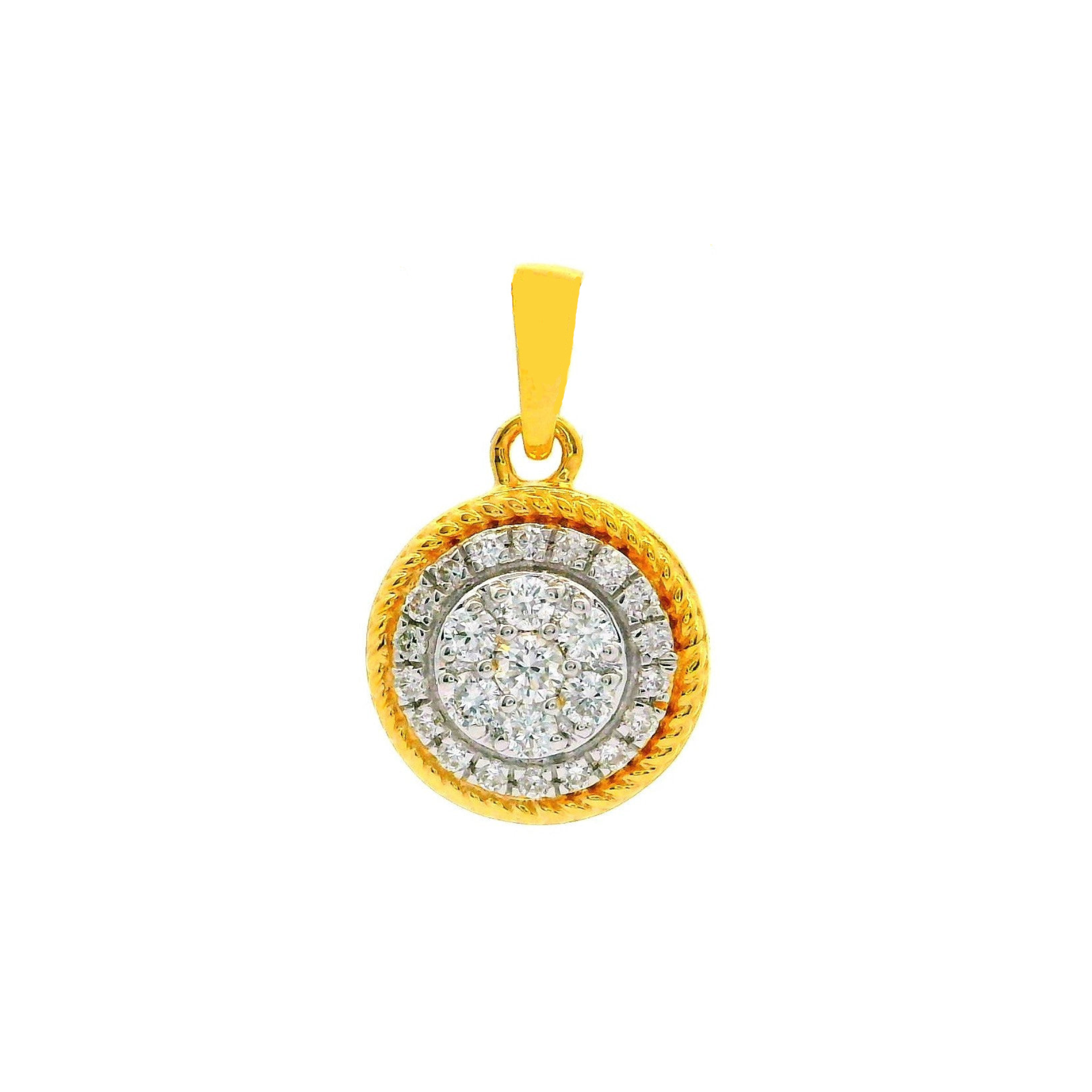 Starburst Charm Lab Grown Diamond Pendant