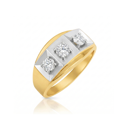 Legacy Triad Lab Grown Diamond Ring