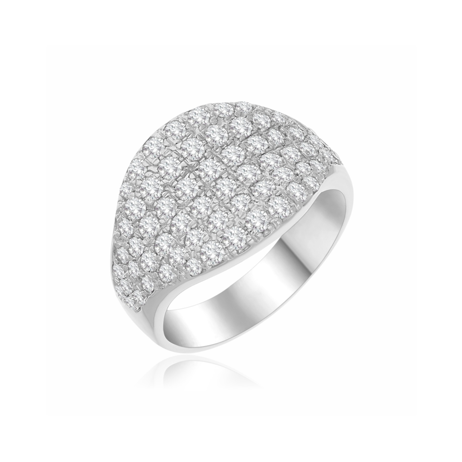 Glamora Cluster Lab Grown Diamond Ring