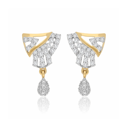 Suncrest Blade Sparkle Lab Grown Diamond Earrings
