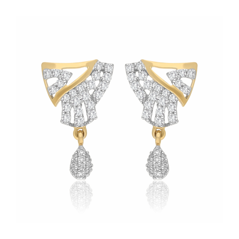 Suncrest Blade Sparkle Lab Grown Diamond Earrings
