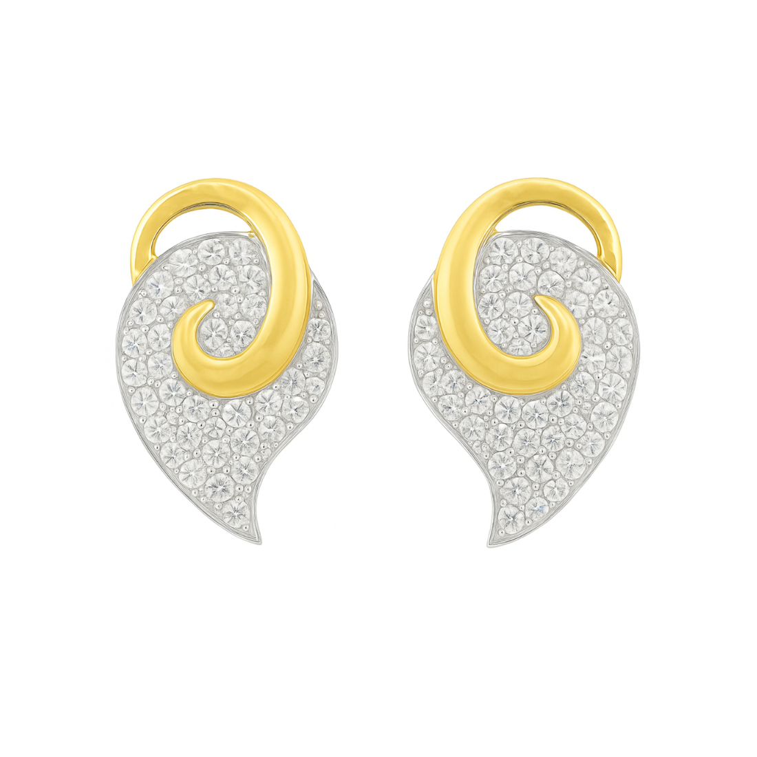 Golden Zephyr Lab Grown Diamond Earrings