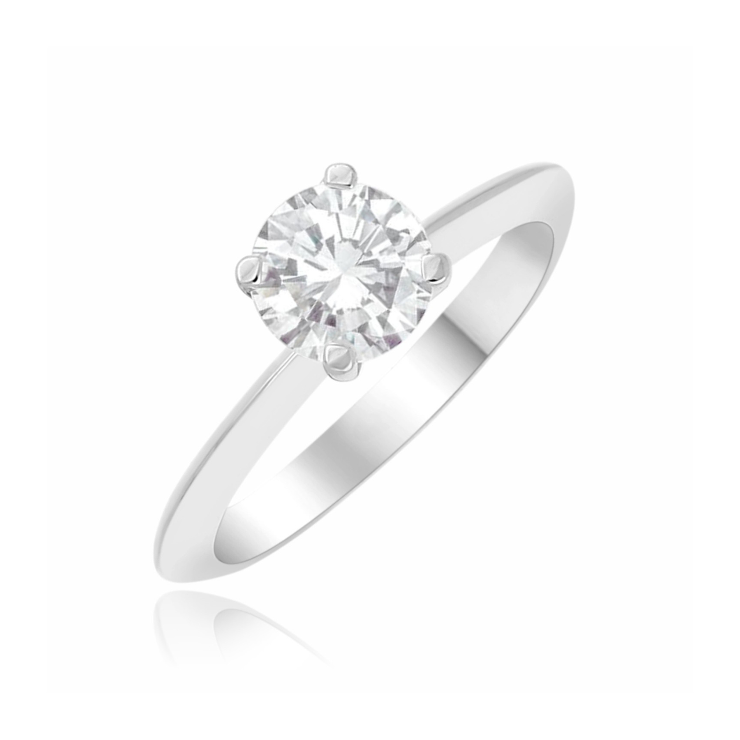 PolarGlow Solitaire Lab Grown Diamond Ring