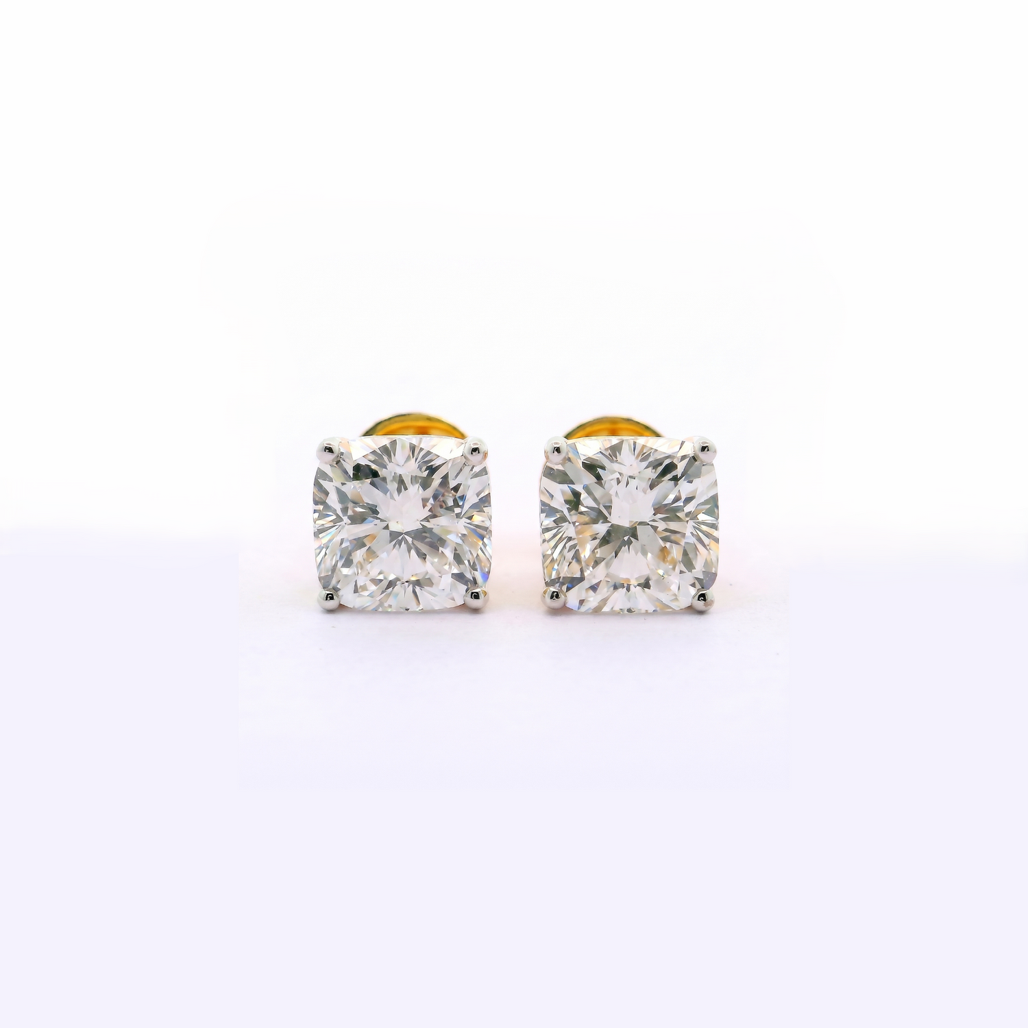Velvet  Solitaire Lab Grown Diamond Earrings