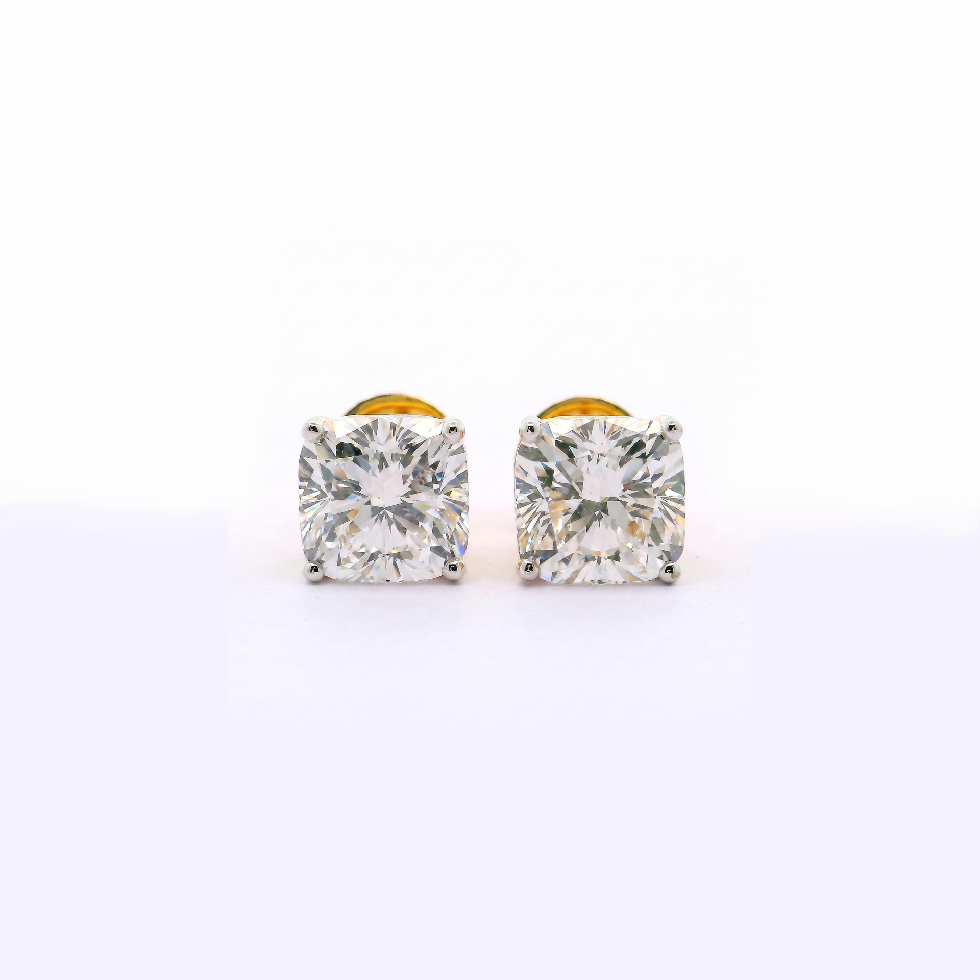 Velvet  Solitaire Lab Grown Diamond Earrings