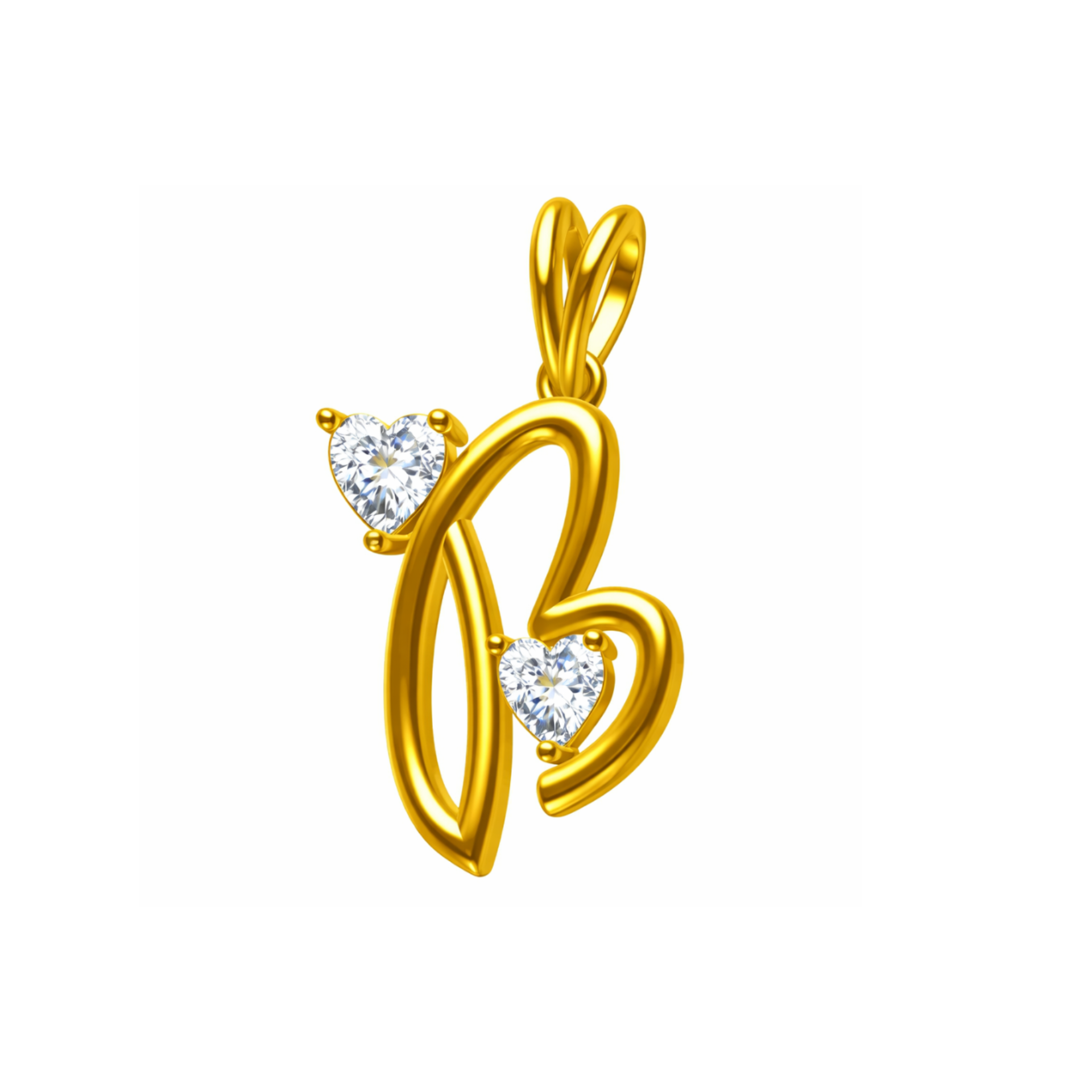 Blushing Heart Lab Grown Diamond Pendant