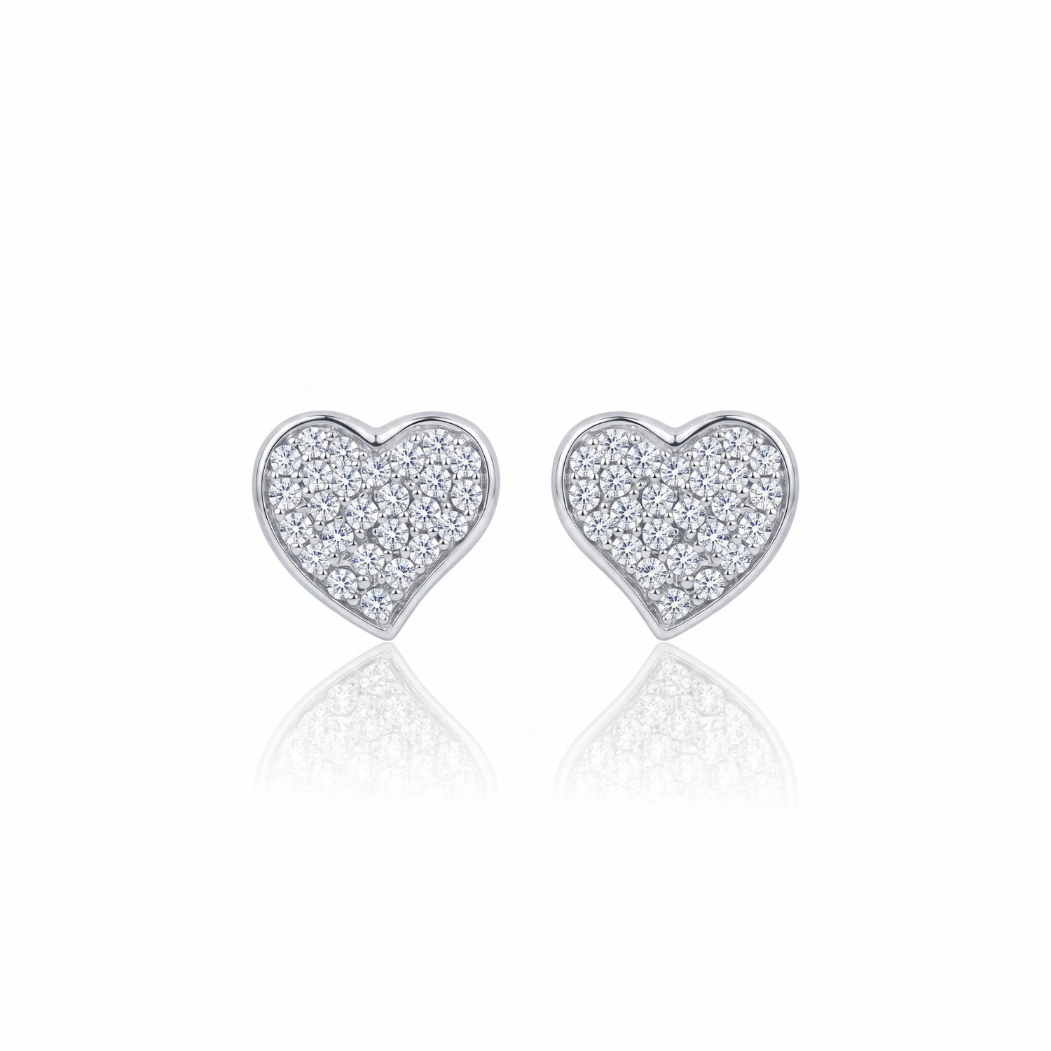 Dazzle Heart Lab Grown Diamond Earrings