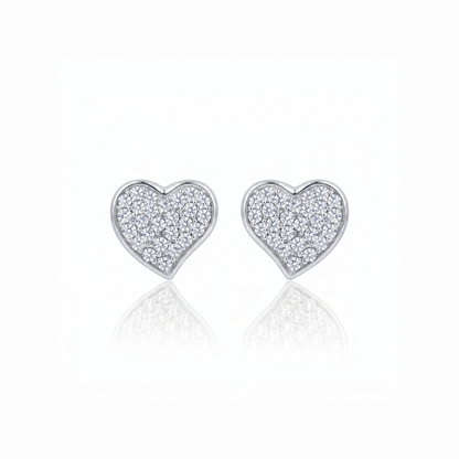 Dazzle Heart Lab Grown Diamond Earrings